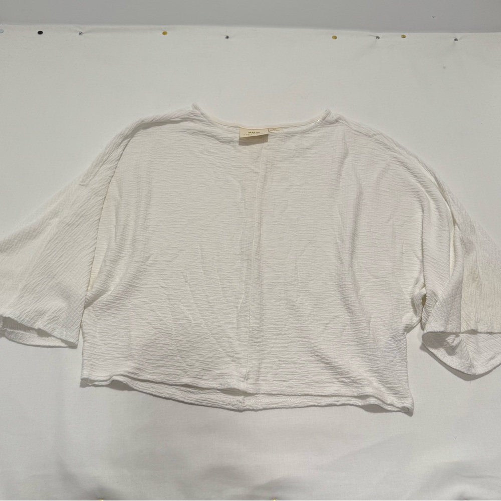 Anthropology Maeve Women's White dolman shirt small